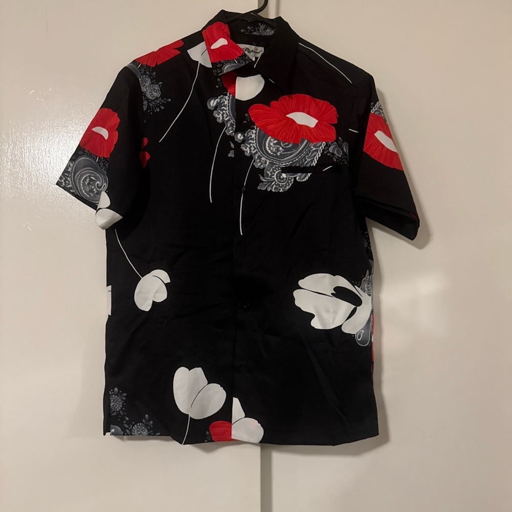 Vintage Tori Richard button down floral shirt